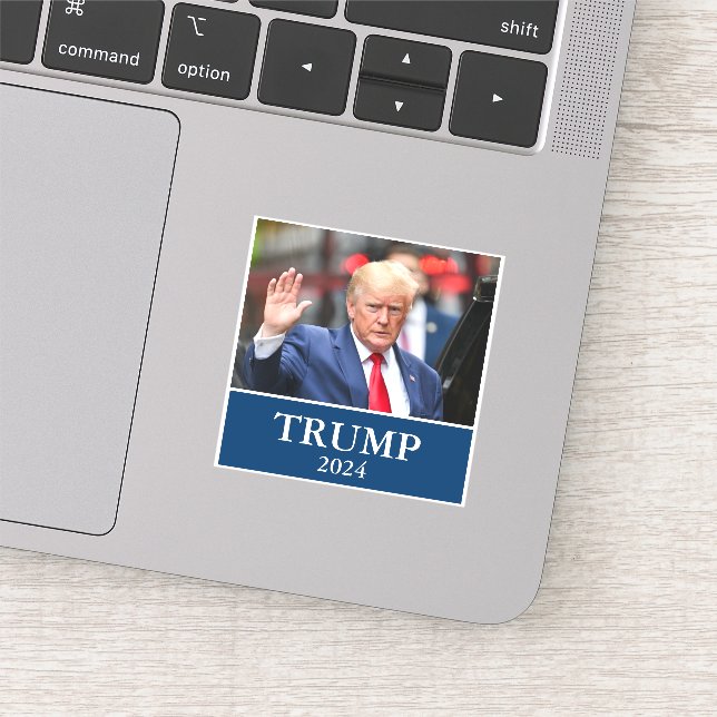 Trump Photo  Sticker (Detail)