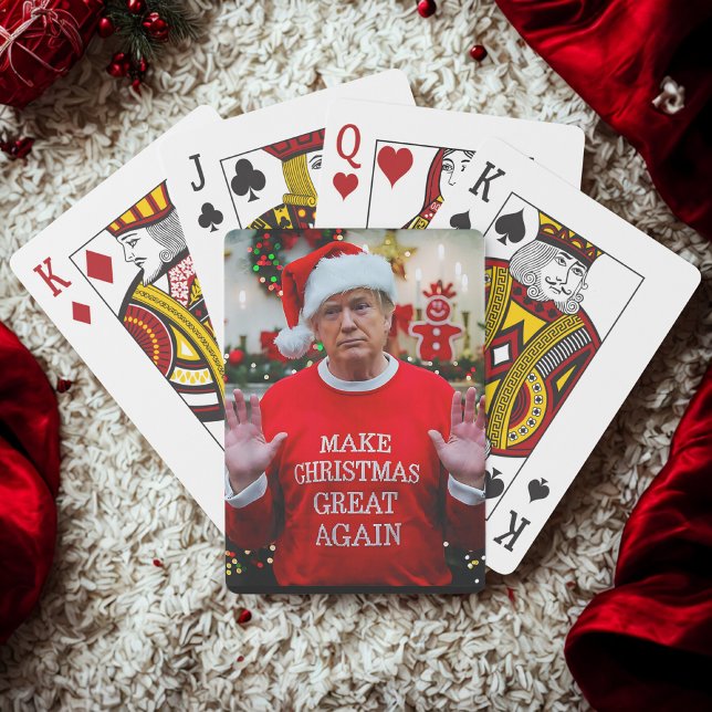 Trump Photo | Trump Make Christmas Great Again  Poker Cards (Creator Uploaded)