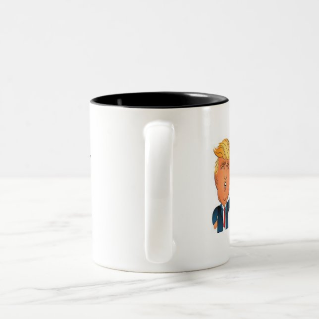 Trump pilot praising mug (Handle)