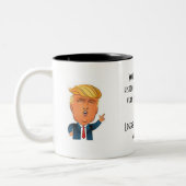 Trump pilot praising mug (Left)