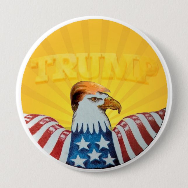 TRUMP! PINBACK BUTTON (Front)
