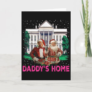 Trump Pink 2024 Take America Ck Daddy's Home Chris Card
