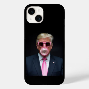 Trump Pink Bubble Gum President 47 USA Case-Mate iPhone 14 Case
