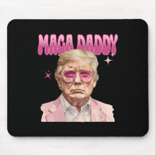 Trump Pink Sungles Maga Daddy Funny Trump 2024  Mouse Pad