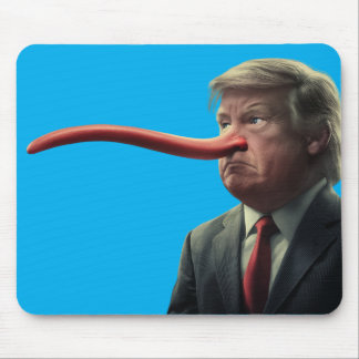Trump Pinnochio Mouse Pad