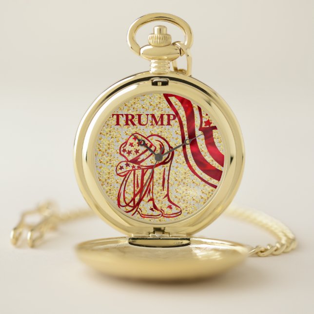 TRUMP POCKET WATCH (Inside)