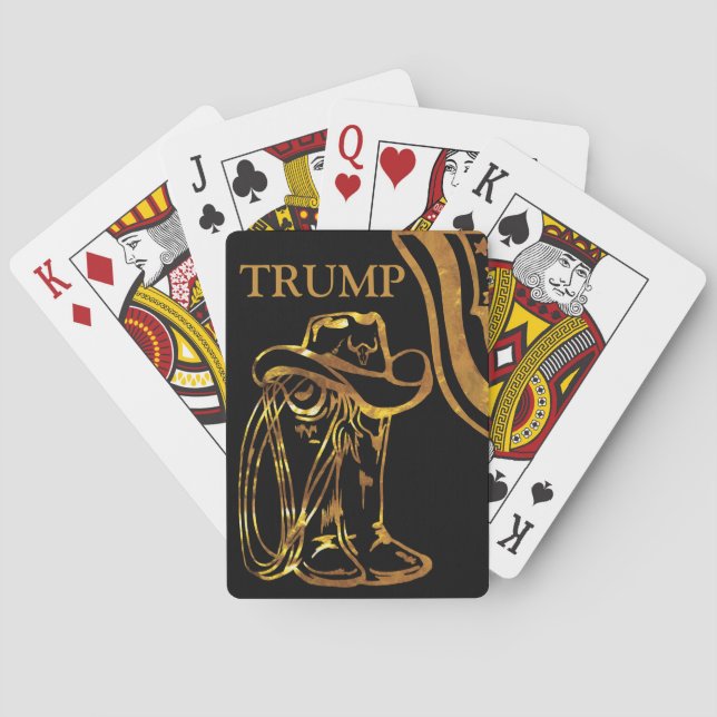 TRUMP  POKER CARDS (Back)