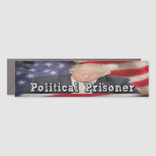 Trump Political Prisoner Car Magnet