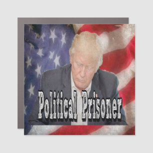 Trump Political Prisoner Car Magnet
