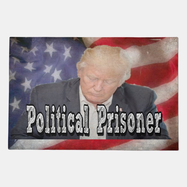 Trump Political Prisoner Doormat (Front)