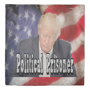 Trump Political Prisoner Duvet Cover