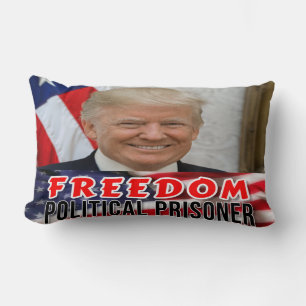 Trump Political Prisoner Lumbar Pillow