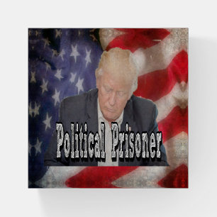 Trump Political Prisoner Paperweight