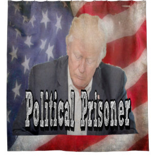 Trump Political Prisoner Shower Curtain