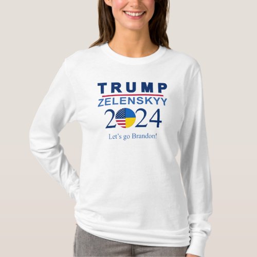 Trump political satire long sleeve t_shirt