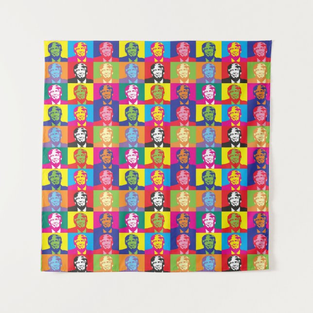TRUMP POP ART TAPESTRY (Front)