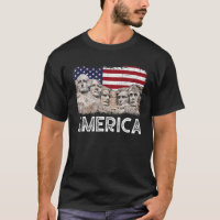Trump President 45th Rushmore Mount American Flag