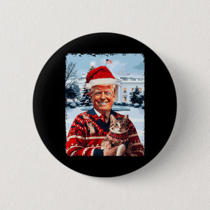 Trump President 47th Make Christmas Great Again Tr Button