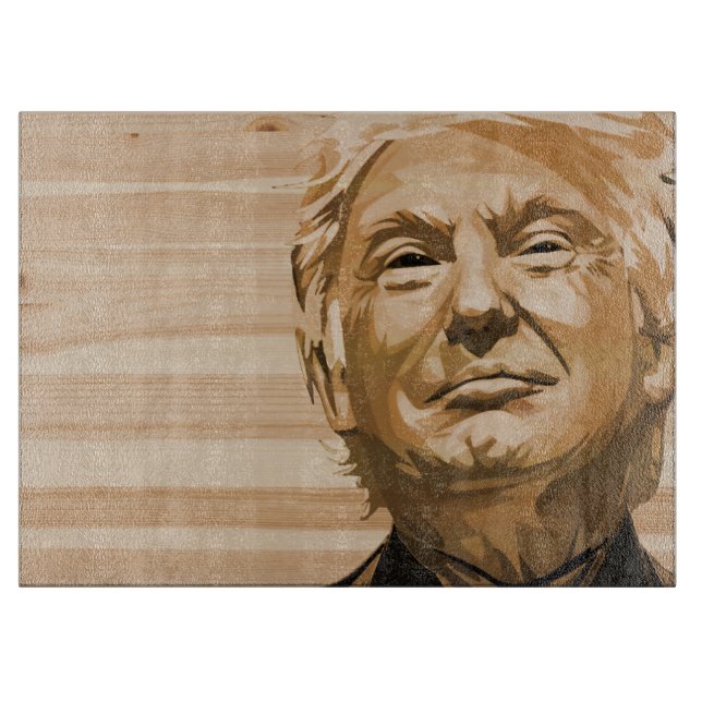 Trump President Add Text Cutting Board (Front)