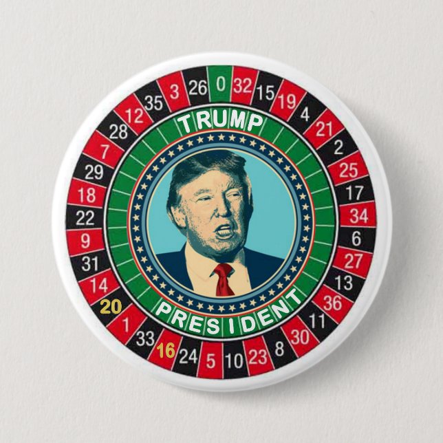 Trump President Button (Front)