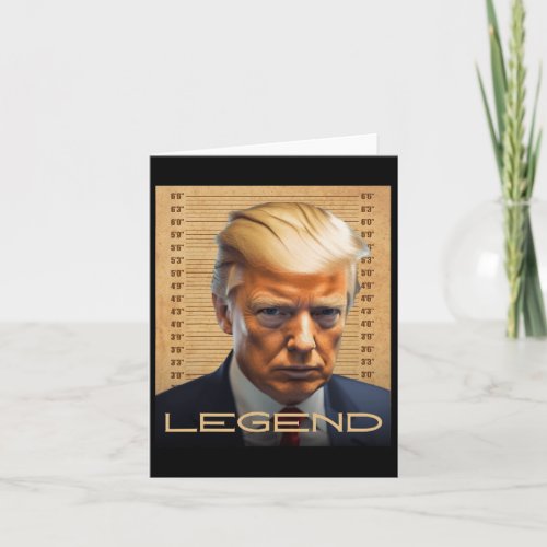 Trump President _ Legendary Mugshot _ Trump Legend Card