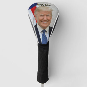 Trump President Portrait 🇺🇸😁 Smiling  Golf Head Cover
