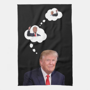 Trump President Portrait 🇺🇸😁 Smiling  Kitchen Towel