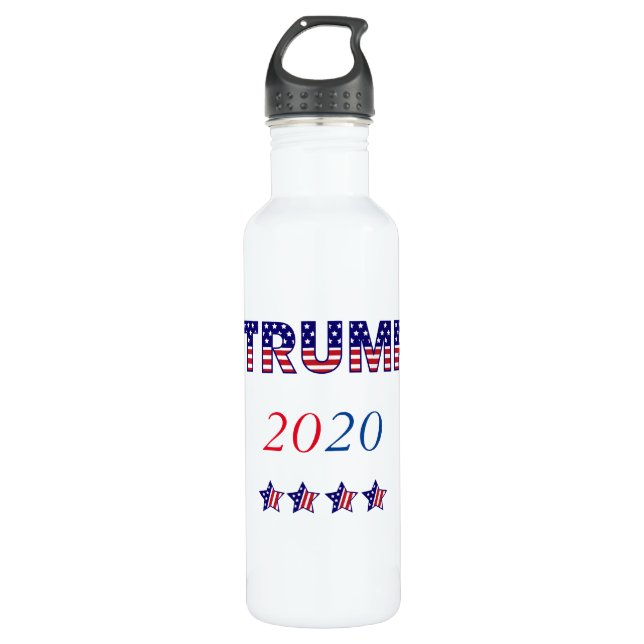 Trump Presidential 2020 Stainless Steel Water Bottle (Front)