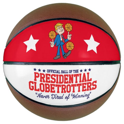 Trump Presidential Globetrotters Basketball