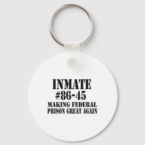 Trump Prison Halloween Impeachment Costume  Keychain