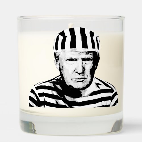 Trump Prison Stripes Scented Candle