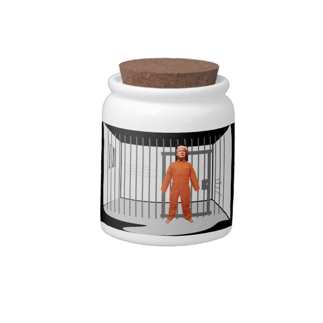 Trump Prisoner Candy Jar (Left)