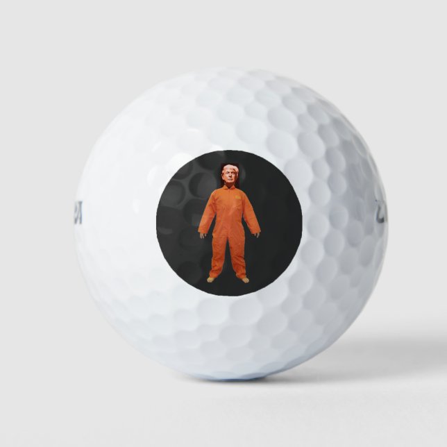 Trump Prisoner Golf Ball (Front)