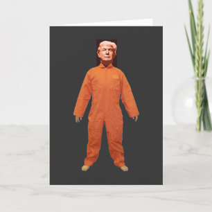 Trump Prisoner Greeting Card