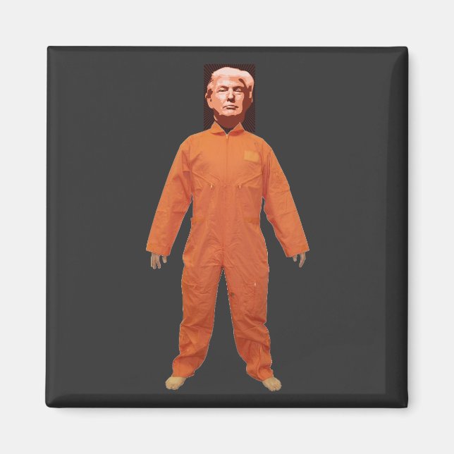 Trump Prisoner Magnet (Front)