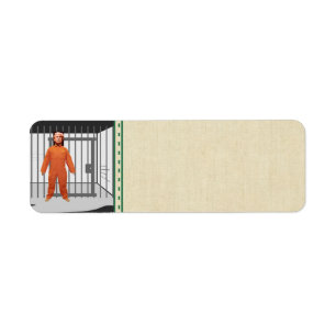 Trump Prisoner Return Address Sticker