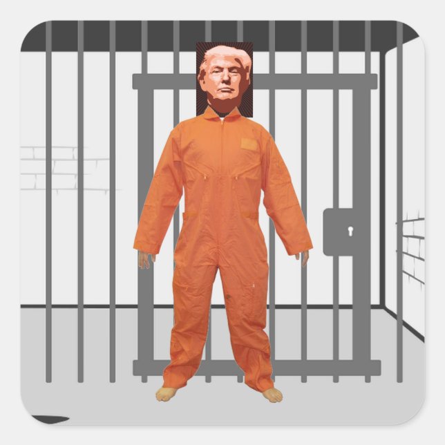 Trump Prisoner Sticker (Front)