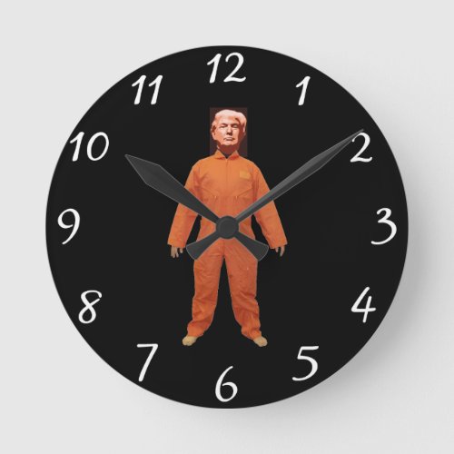 Trump Prisoner Wall Clock