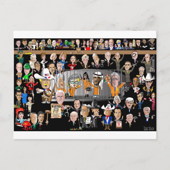 Trump Pros and Cons Postcard (Front)