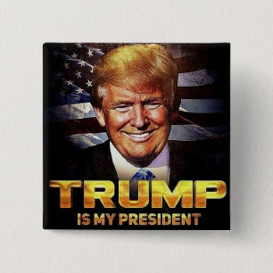 TRUMP PROUD BUTTON