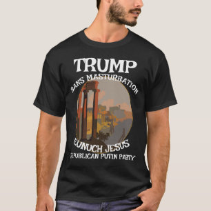 Trump Public Masturbation Video Monkey WH Zoo T-Shirt