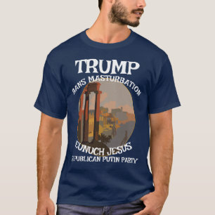 Trump Public Masturbation Video Monkey WHZoo T-Shirt