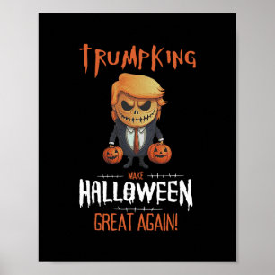 Trump Pumpkin Make Halloween Great Again Poster