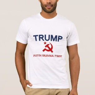 Trump Putin Russia first t-shirt