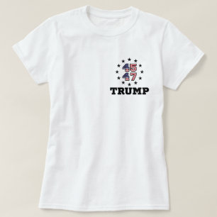 Trump QR Code, 45/47 Trump YMCA dance QR Code T-Shirt