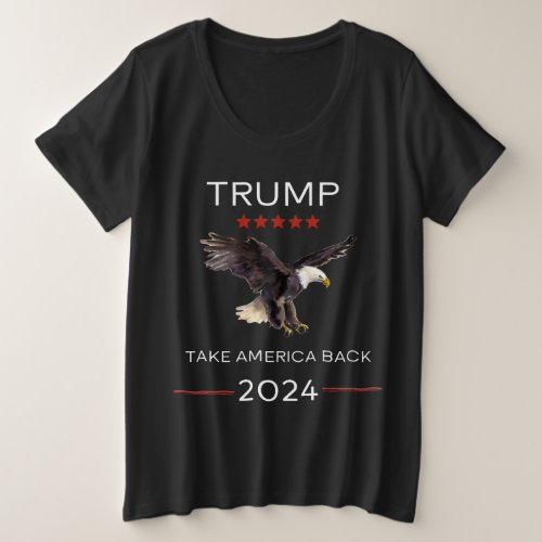 Trump Rally 2024 womens V_Neck t_shirt           