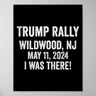 Trump Rally Wildwood Nj May 11 Poster