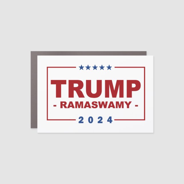 Trump Ramaswamy 2024 Car Magnet (Front)