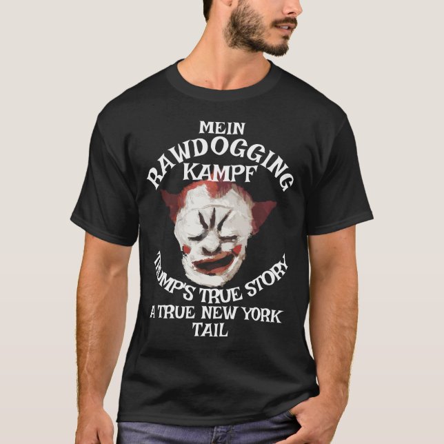 Trump Rawdogging Life Book Signing White House T-Shirt (Front)