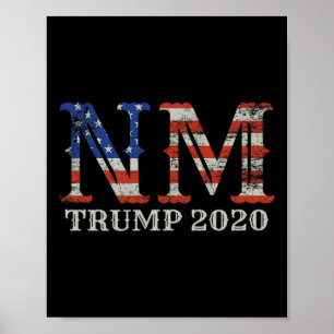 Trump Re-election New Mexico Tee Proud Voter Usa F Poster
